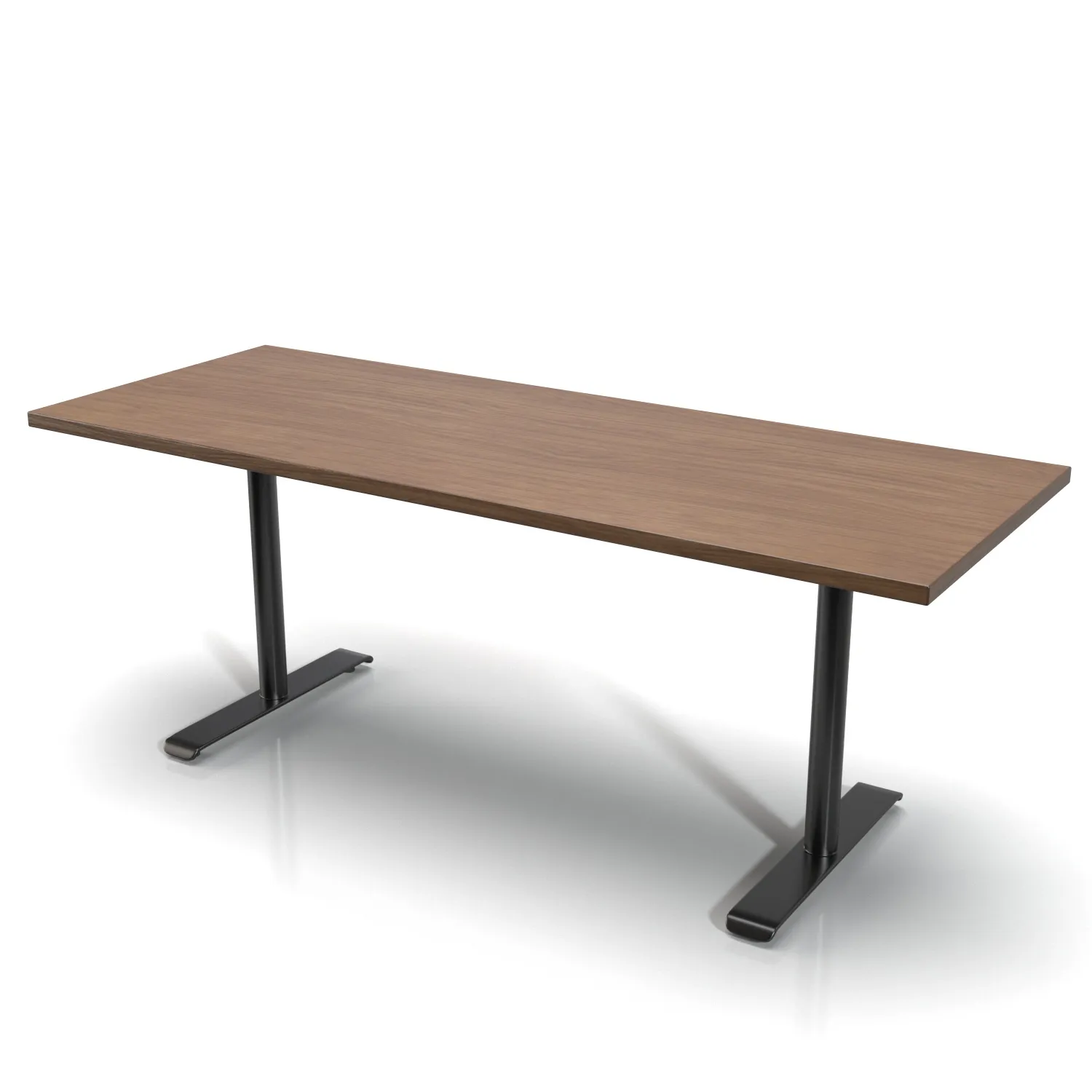 Twin Rectangular Meeting Table PBR 3D Model_06